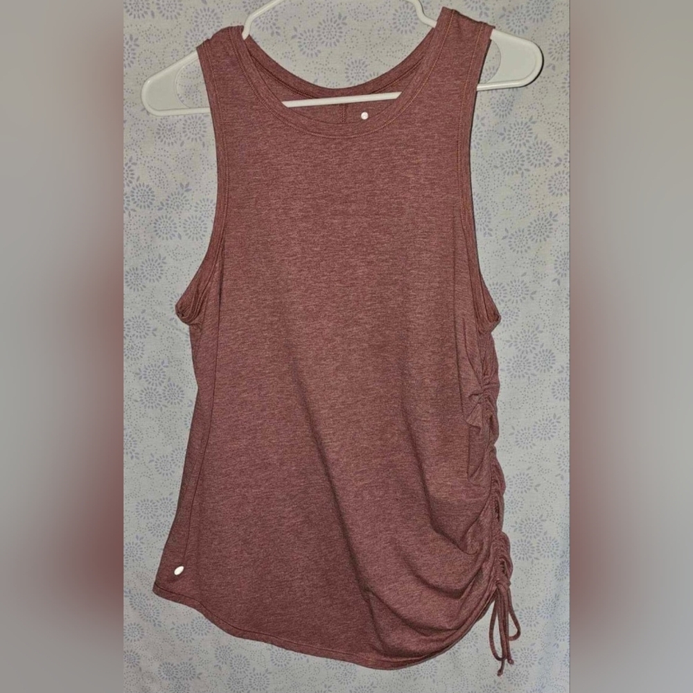 ✨️ Apana Women’s Athletic Tank Top Large Pink Heather Activewear Gym Shirt Yoga